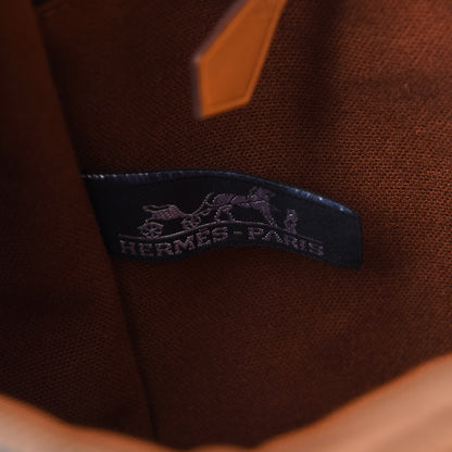 Hermes Toile Saxo PM Tote Brown 7 of 9