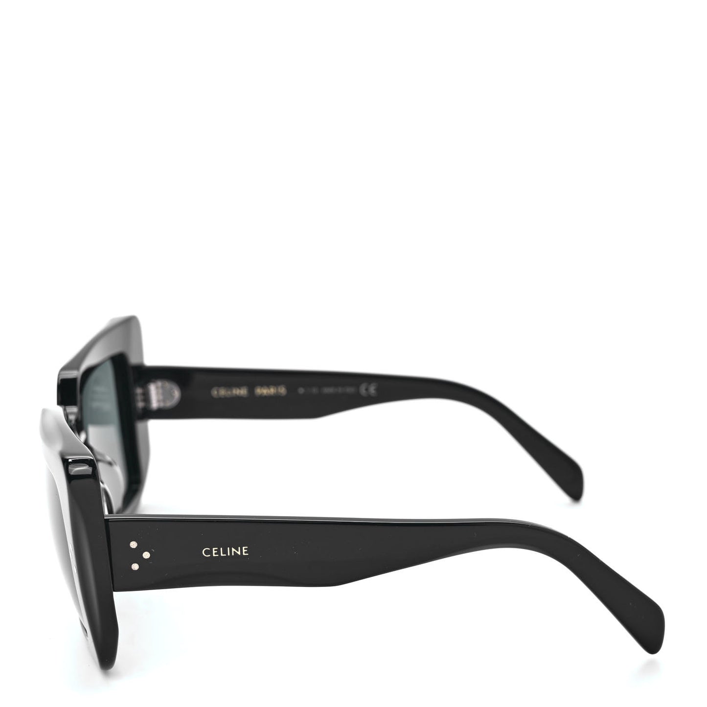 Acetate Square Sunglasses CL40156U Black