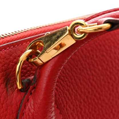 Hermes Taurillon Clemence Bolide 35 Rouge Piment 12 of 13