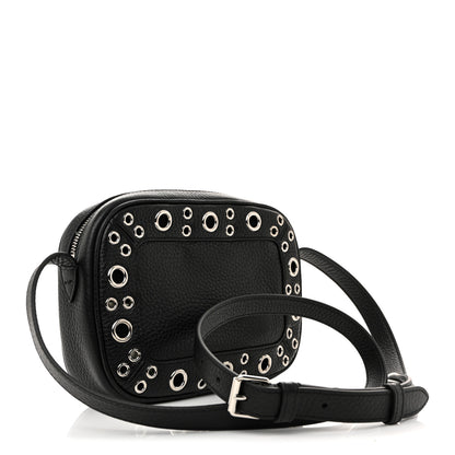 Valentino Garavani Grainy Calfskin Studded Nellcote Crossbody Bag Black 3 of 9