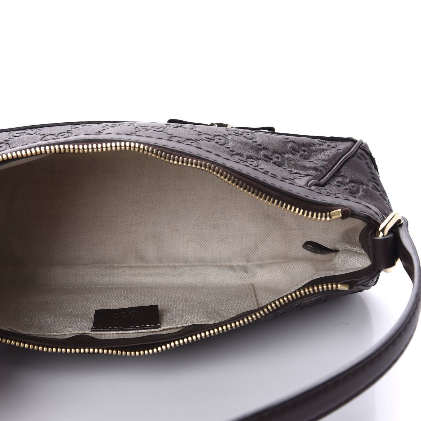 Guccissima Small Mayfair Shoulder Bag Brown