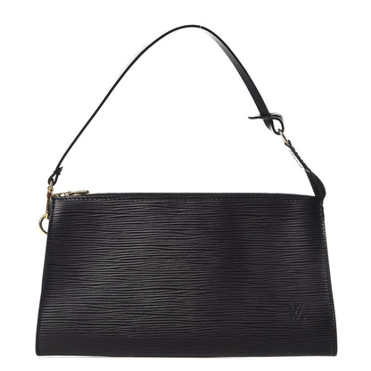 Louis Vuitton Epi Pochette Accessories 24 Black 1 of 7