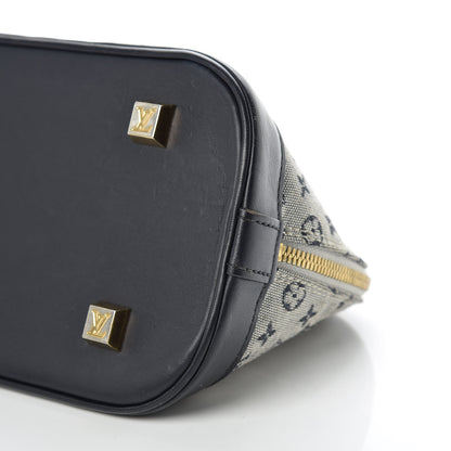 Louis Vuitton Mini Monogram Alma Long Blue 14 of 24