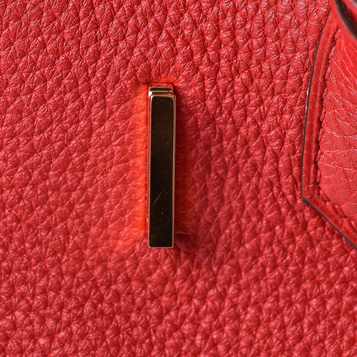 Togo Birkin 30 Rouge Casaque