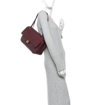 Chanel Grained Calfskin Small Souplissimo Maxi Flap Burgundy 2 of 11
