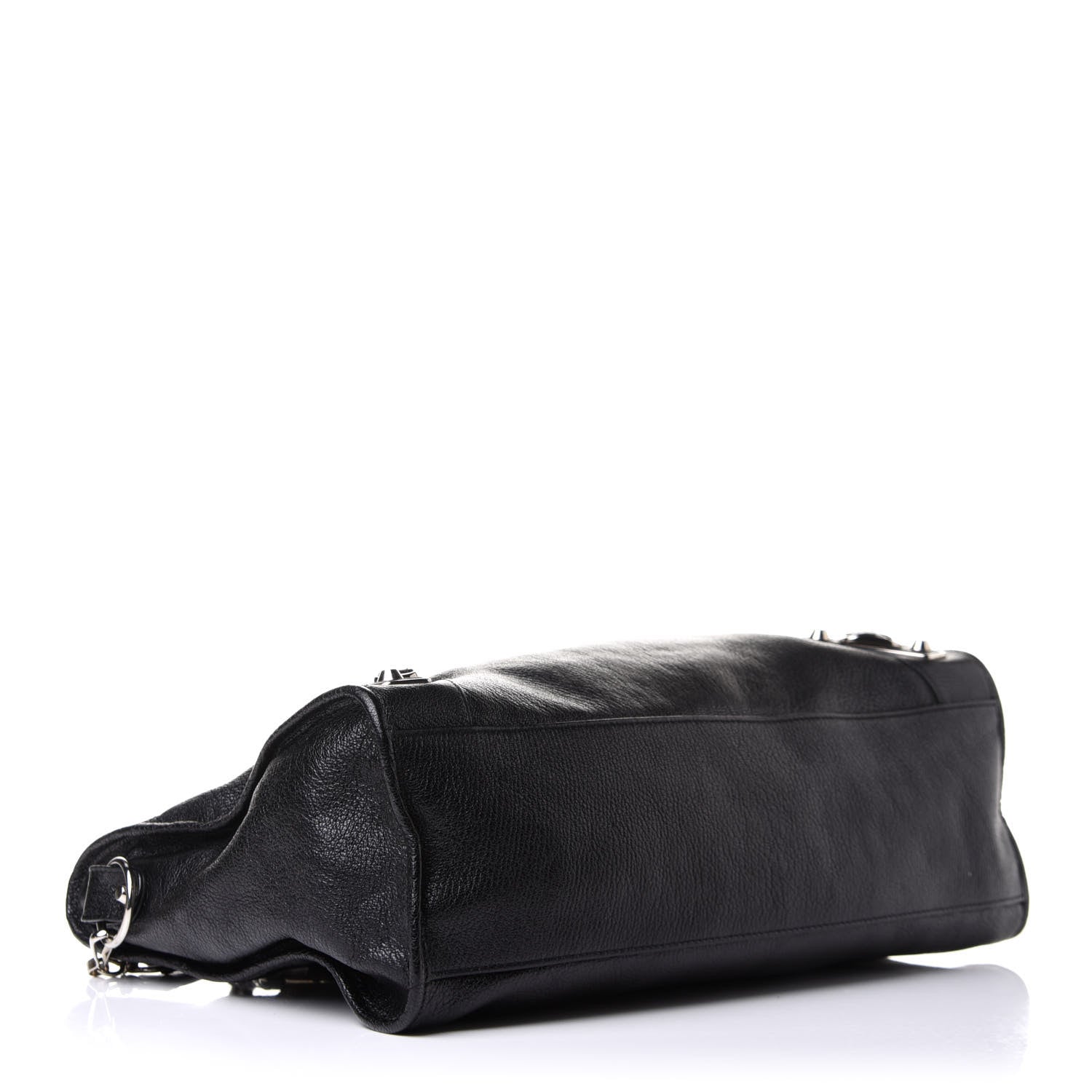 Balenciaga Chevre Silver Metallic Edge Hardware City Black 4 of 11