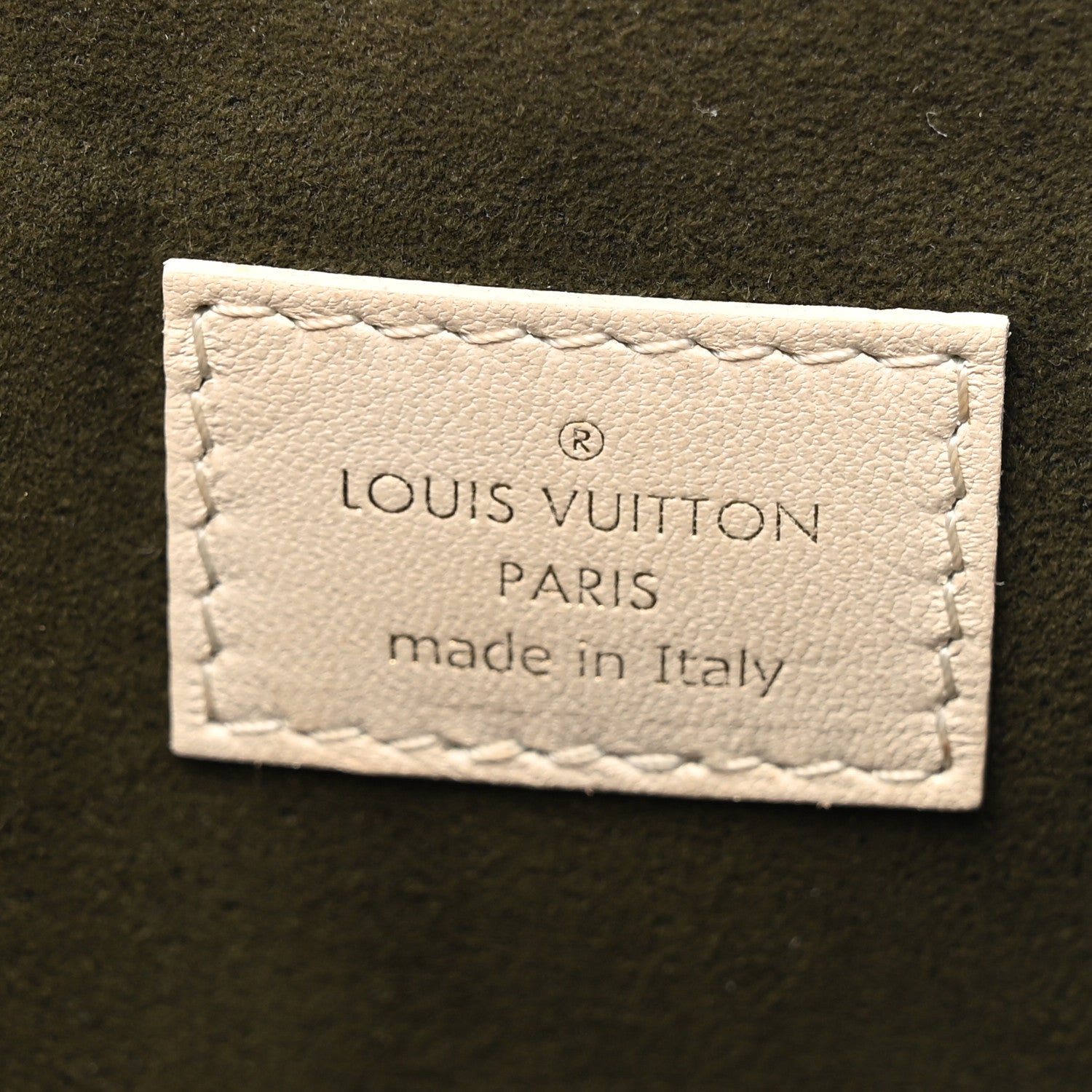 Louis Vuitton Lambskin Embossed Monogram Coussin PM Beige Cream 7 of 11