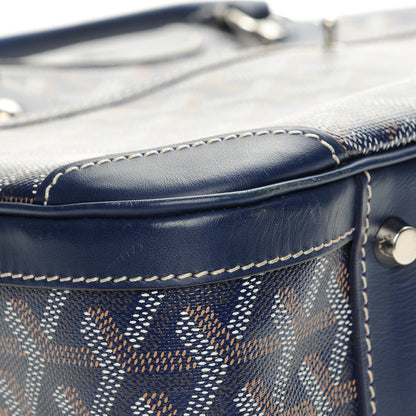 Goyard Goyardine Saint Jeanne MM Bowler Navy Blue 8 of 11