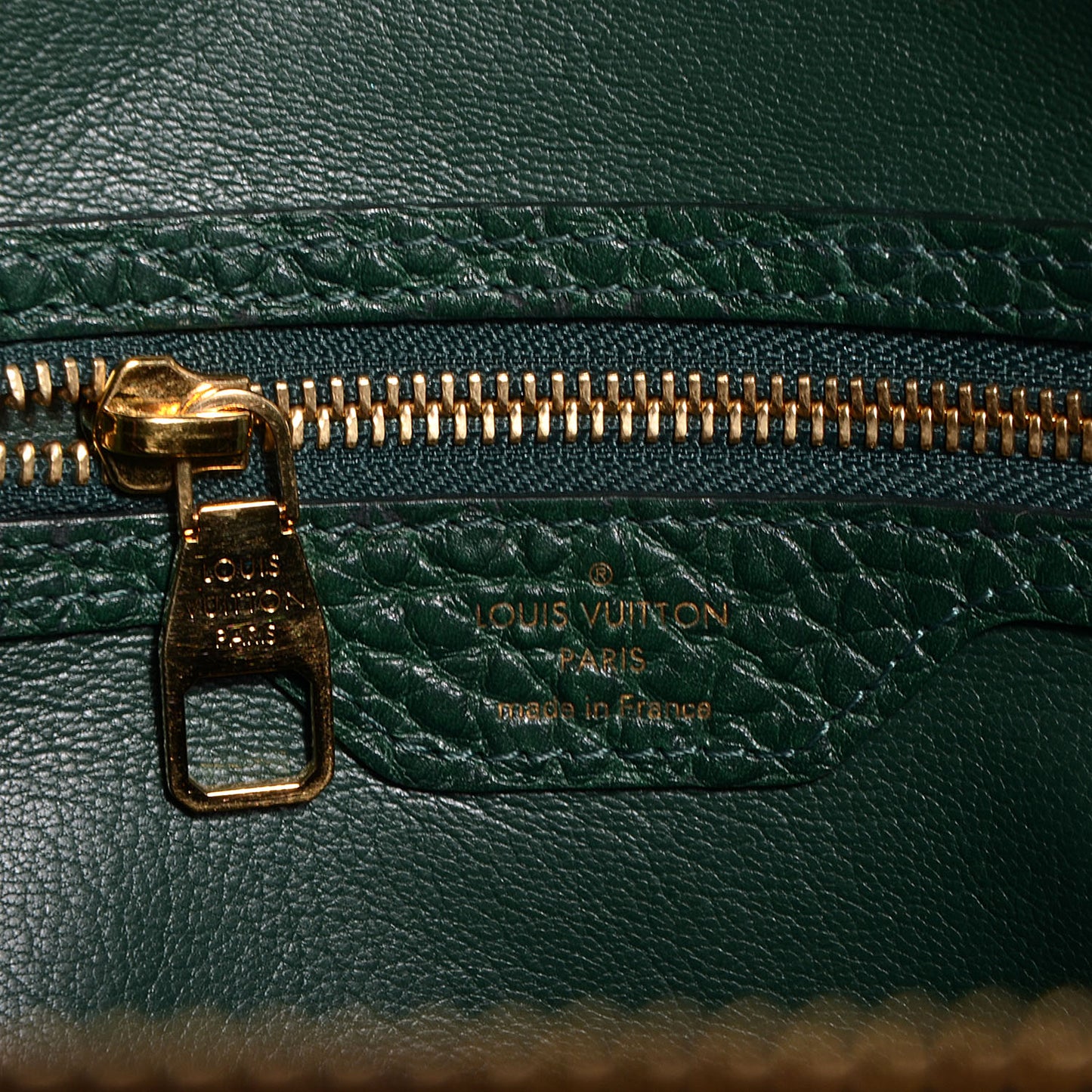 Monogram Ostrich Majestueux PM Vert