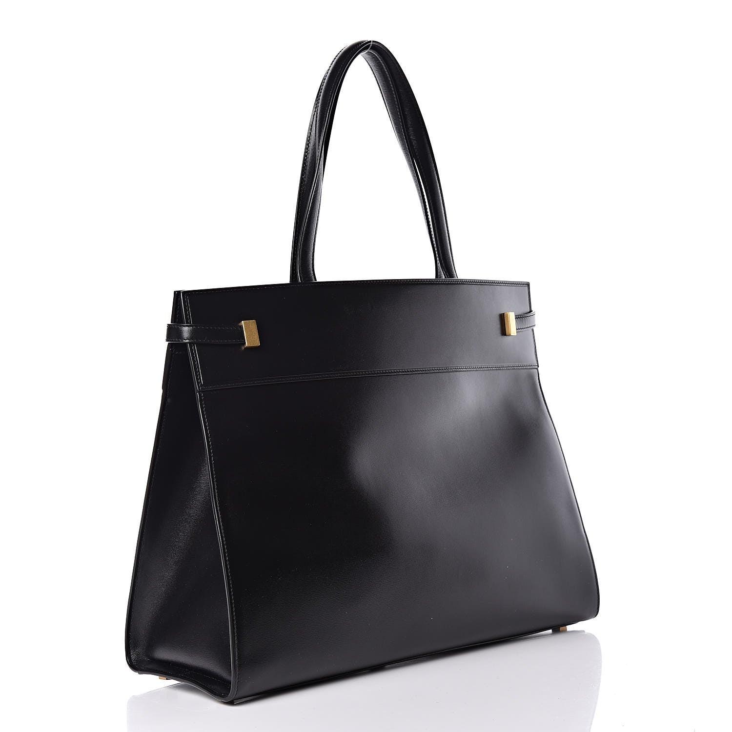 Saint Laurent Calfskin Medium Manhattan Shopper Tote Black 3 of 9