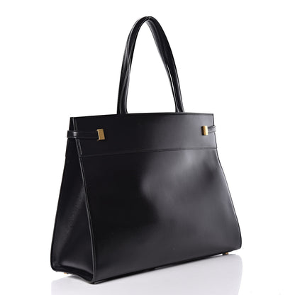 Saint Laurent Calfskin Medium Manhattan Shopper Tote Black 3 of 9