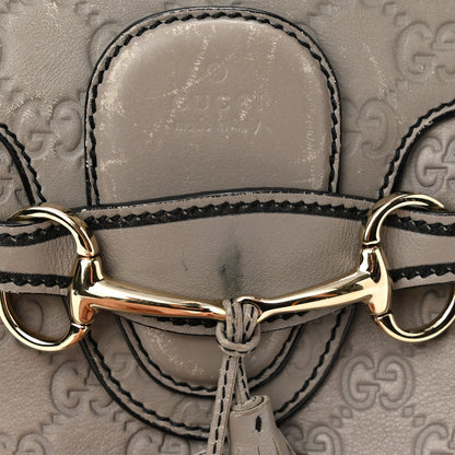 Gucci Soft Guccissima Medium Emily Hobo Storm Grey 12 of 15