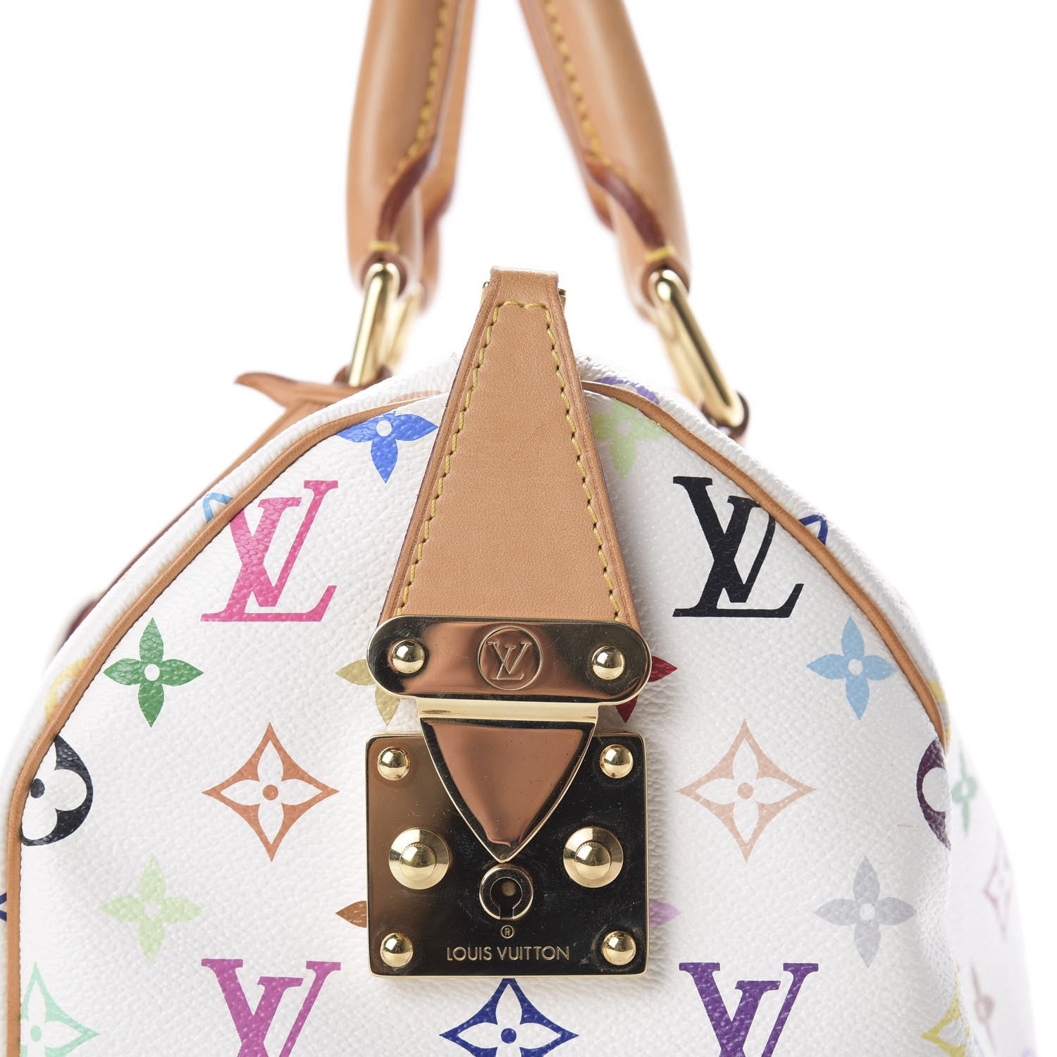 Louis Vuitton Monogram Multicolor Speedy 30 White 16 of 23