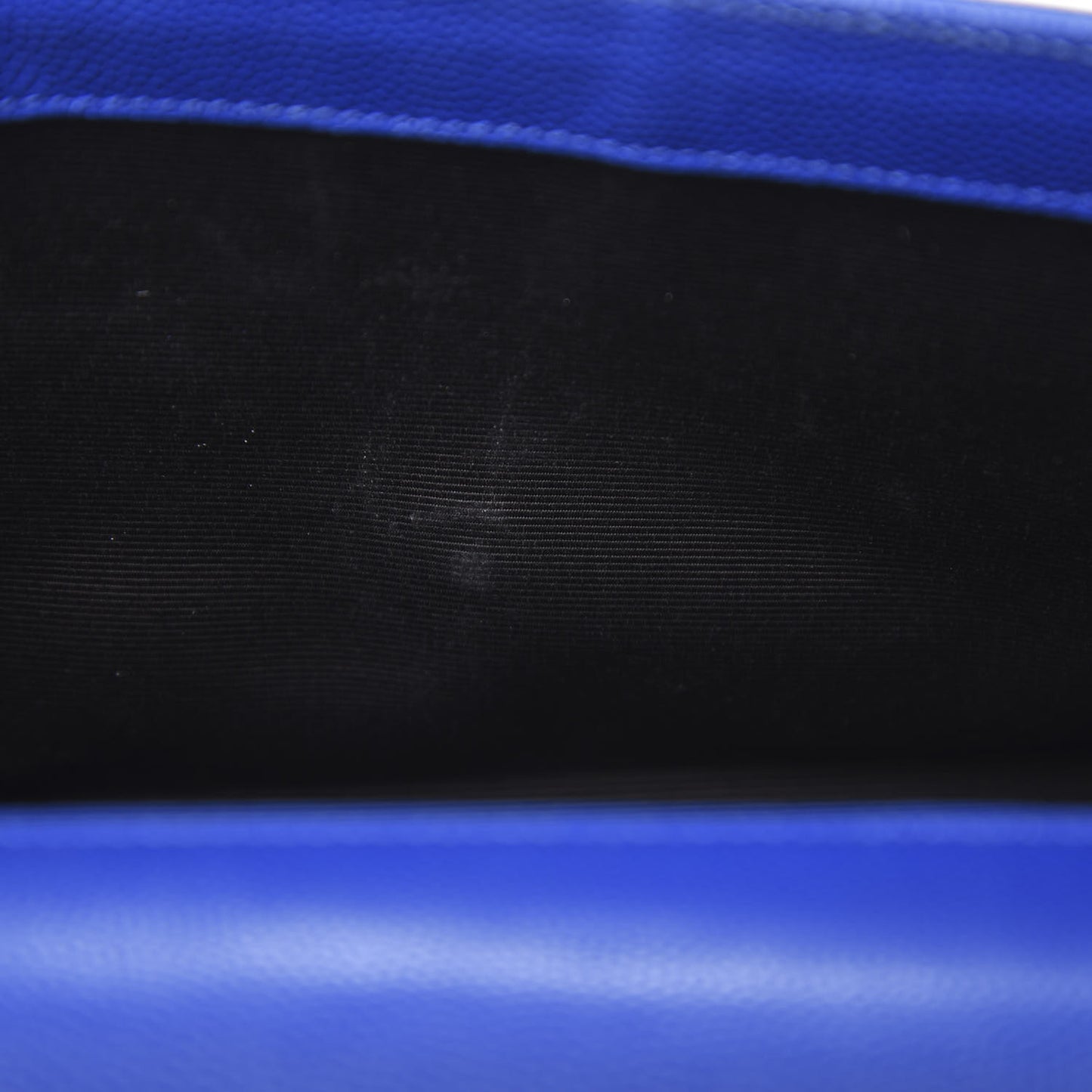 Grain De Poudre Classic Monogram Cassandre Clutch Blue Majorelle