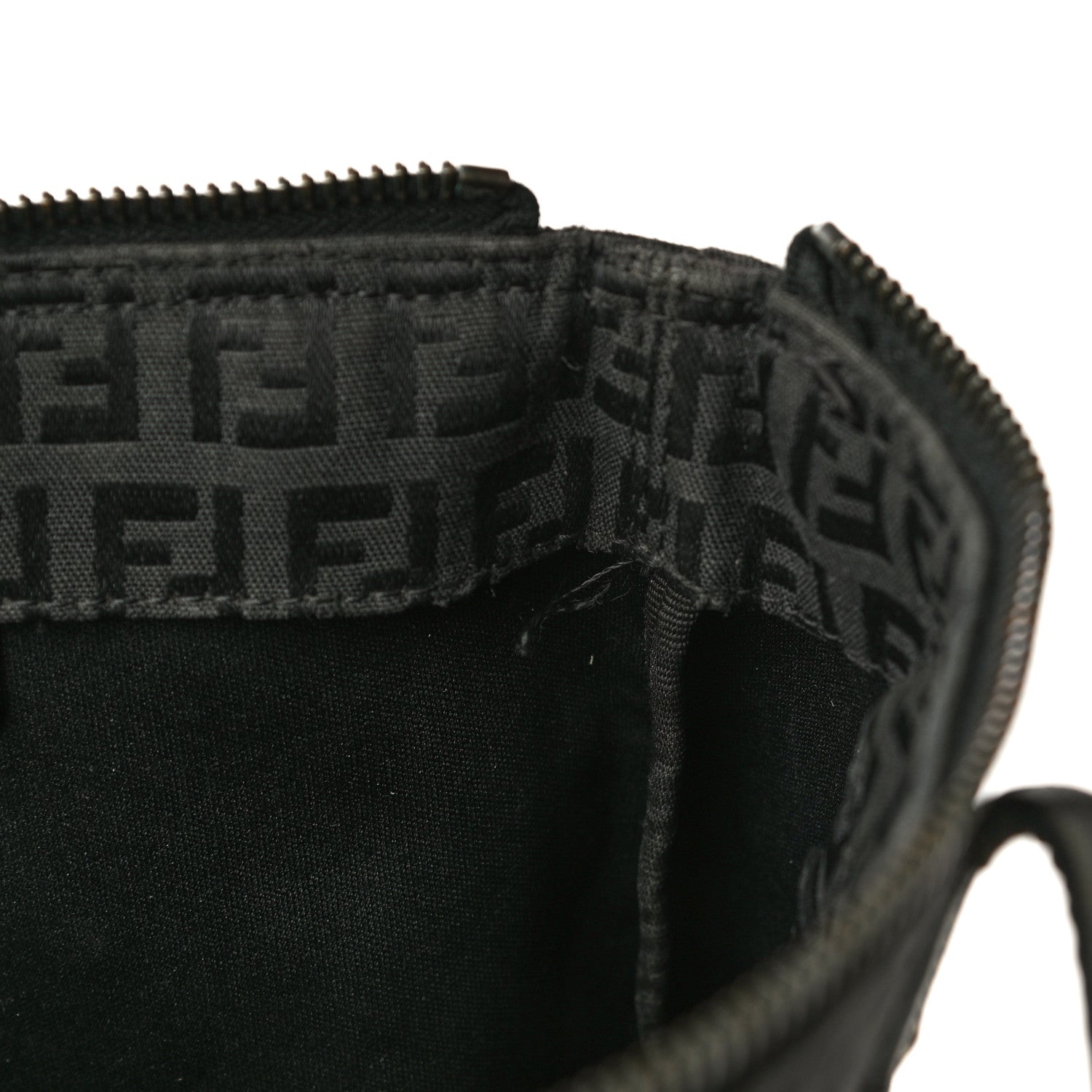 Fendi Zucchino Roll Tote Black 10 of 14