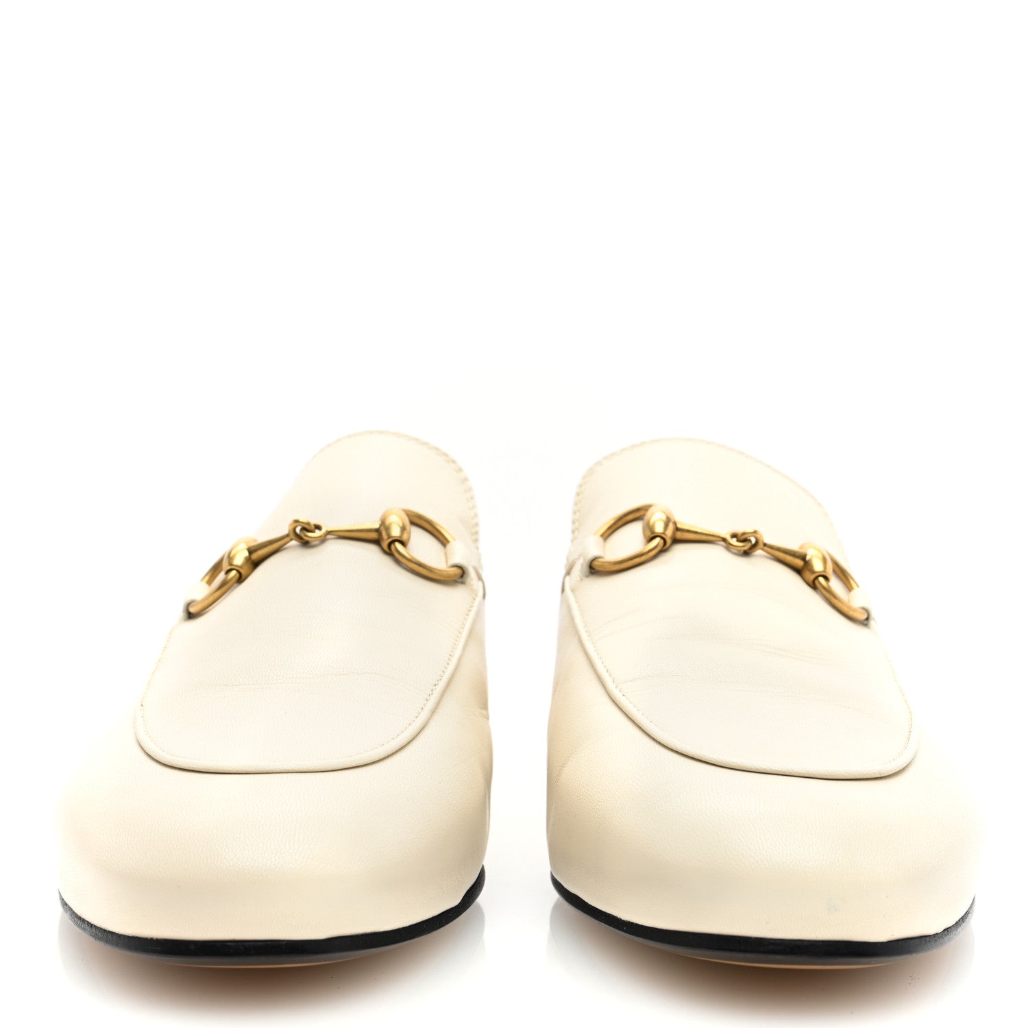 Gucci Malaga Kid Womens Princetown Slippers 37 Mystic White 3 of 8
