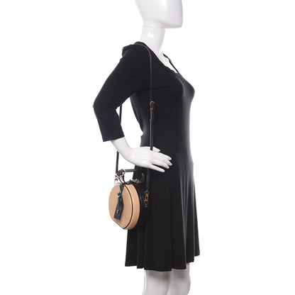 Louis Vuitton Calfskin Petite Boite Chapeau Black Beige 2 of 10