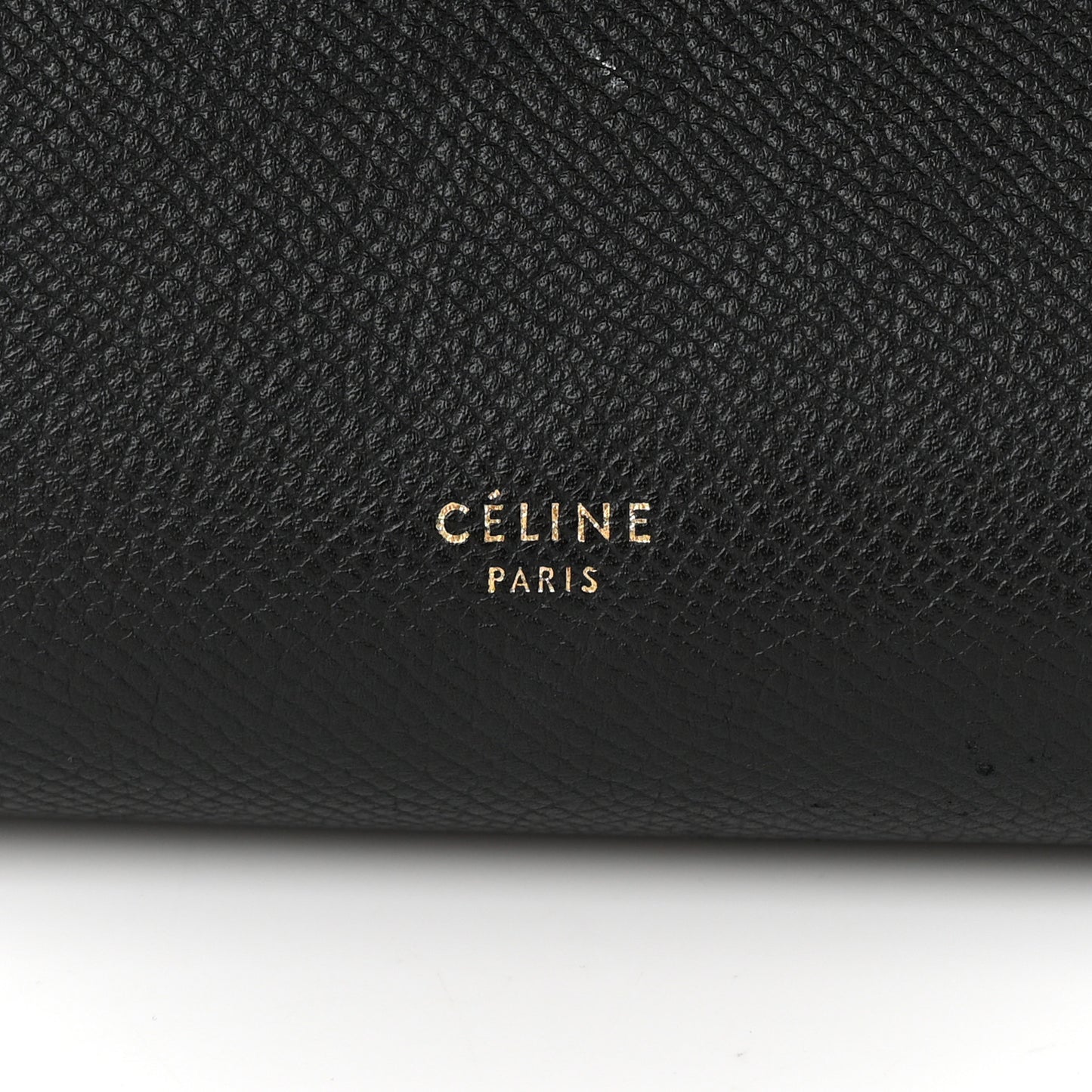 Grained Calfskin Mini Belt Bag Black