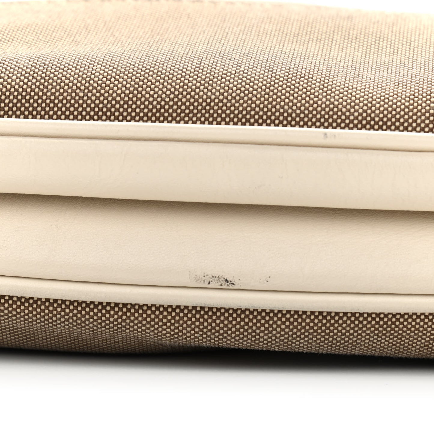 Jacquard Logo Small Flat Messenger Bag White