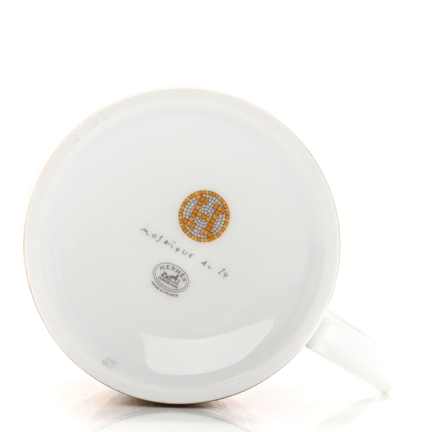 Hermes Porcelain Mosaique au 24 Mug Gold 7 of 10