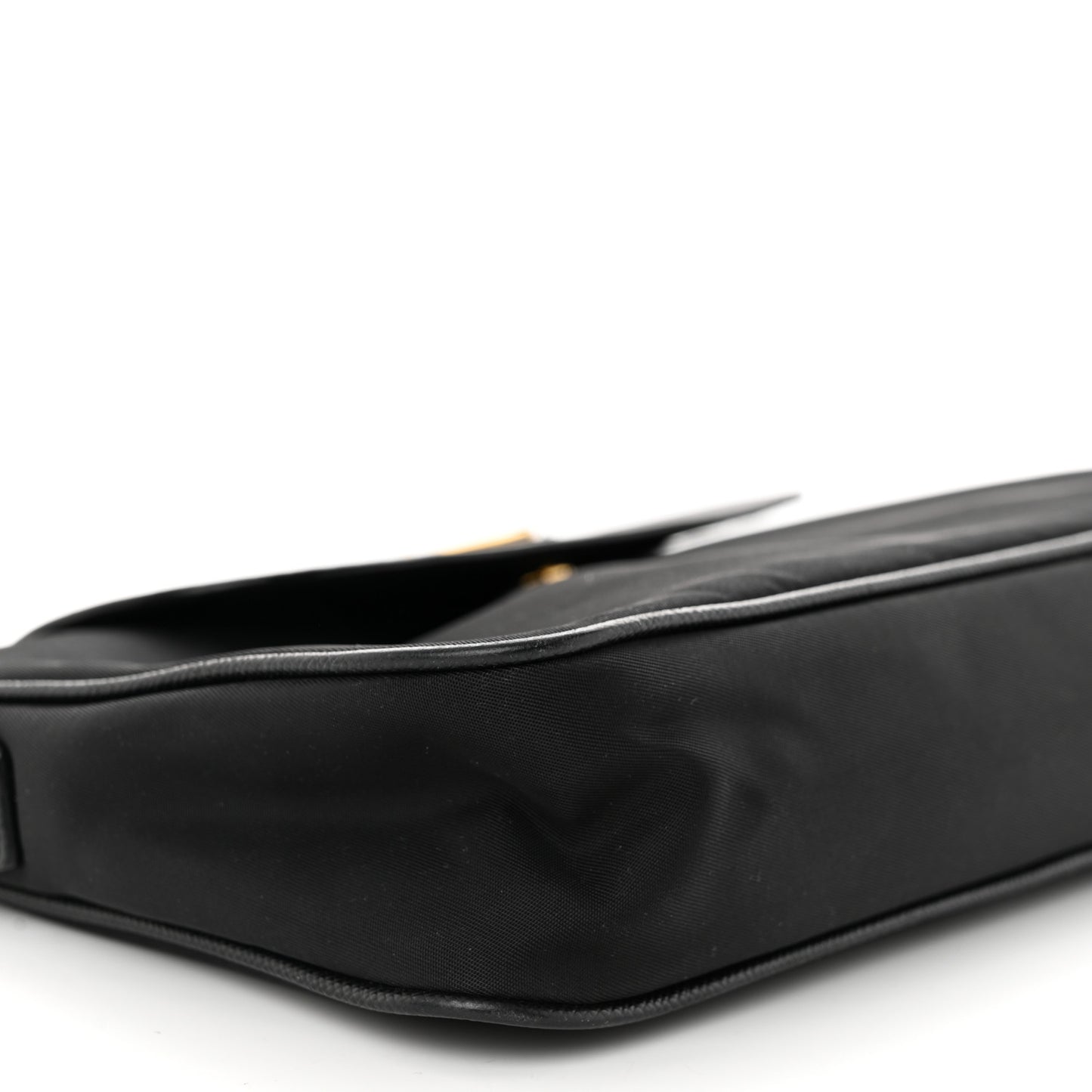 Tessuto Nylon Saffiano Crossbody Bag Black