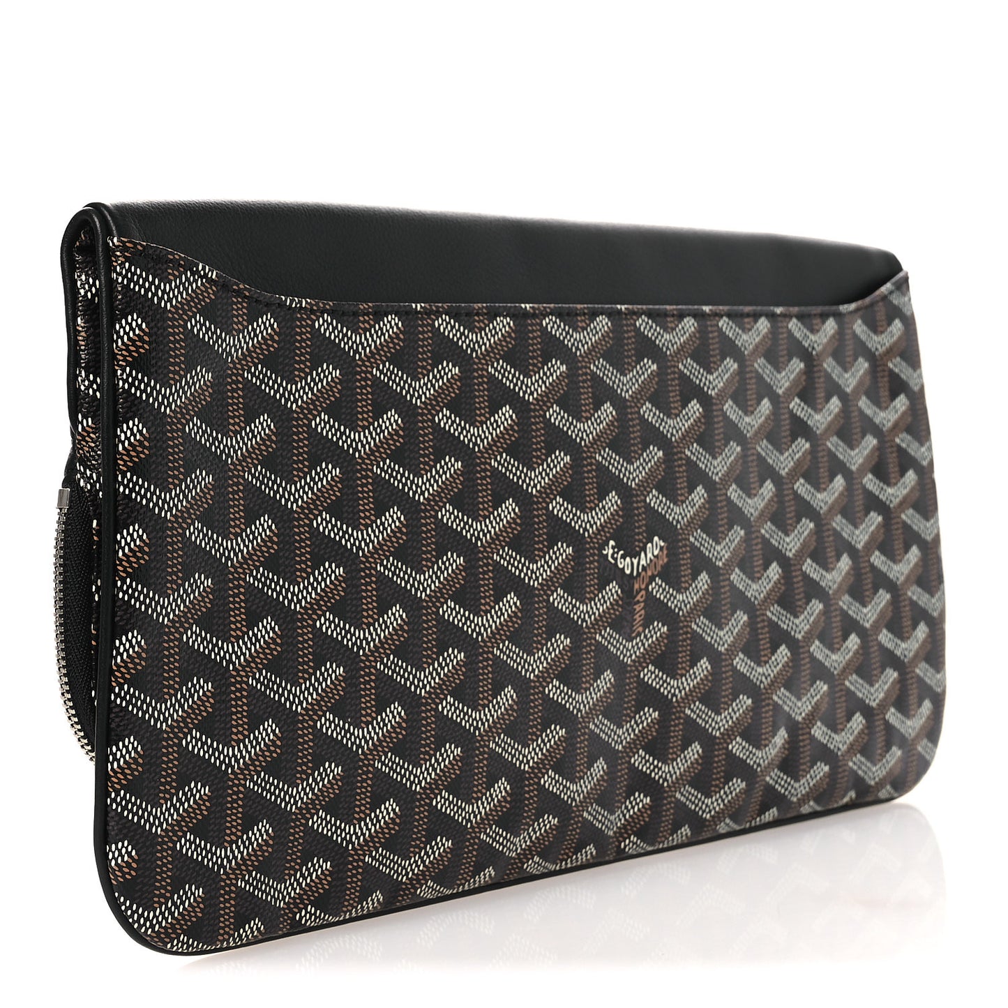 Goyardine Sainte Marie Soft Clutch Black