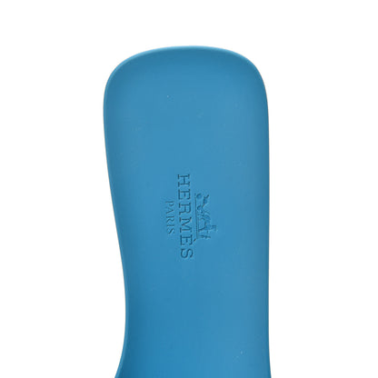 Hermes Rubber Aloha Sandals 37 Bleu Vif 5 of 7
