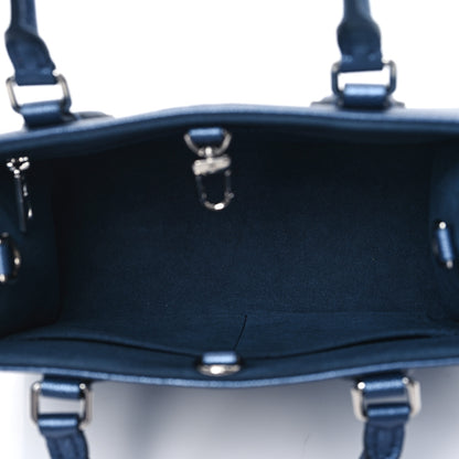 Louis Vuitton Metallic Empreinte Monogram Giant Onthego PM Navy Nacre 5 of 9