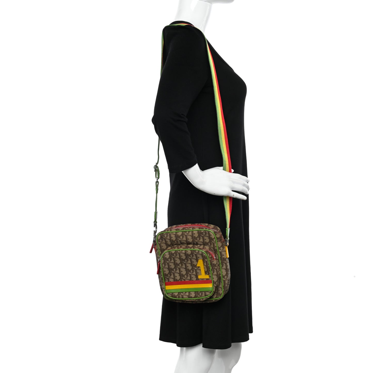Monogram Rasta Crossbody Beige