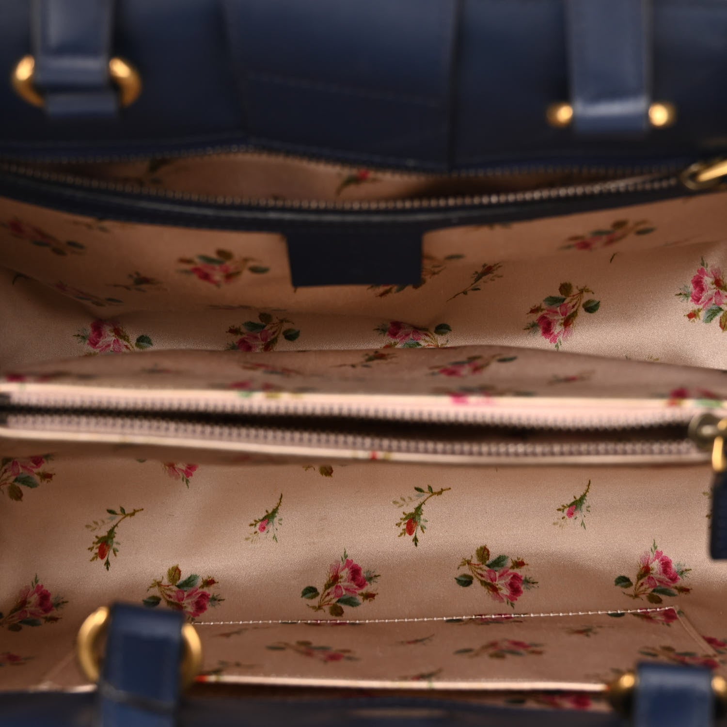 Gucci Denim Matelasse Small Pearly GG Marmont Tote Blue 5 of 10