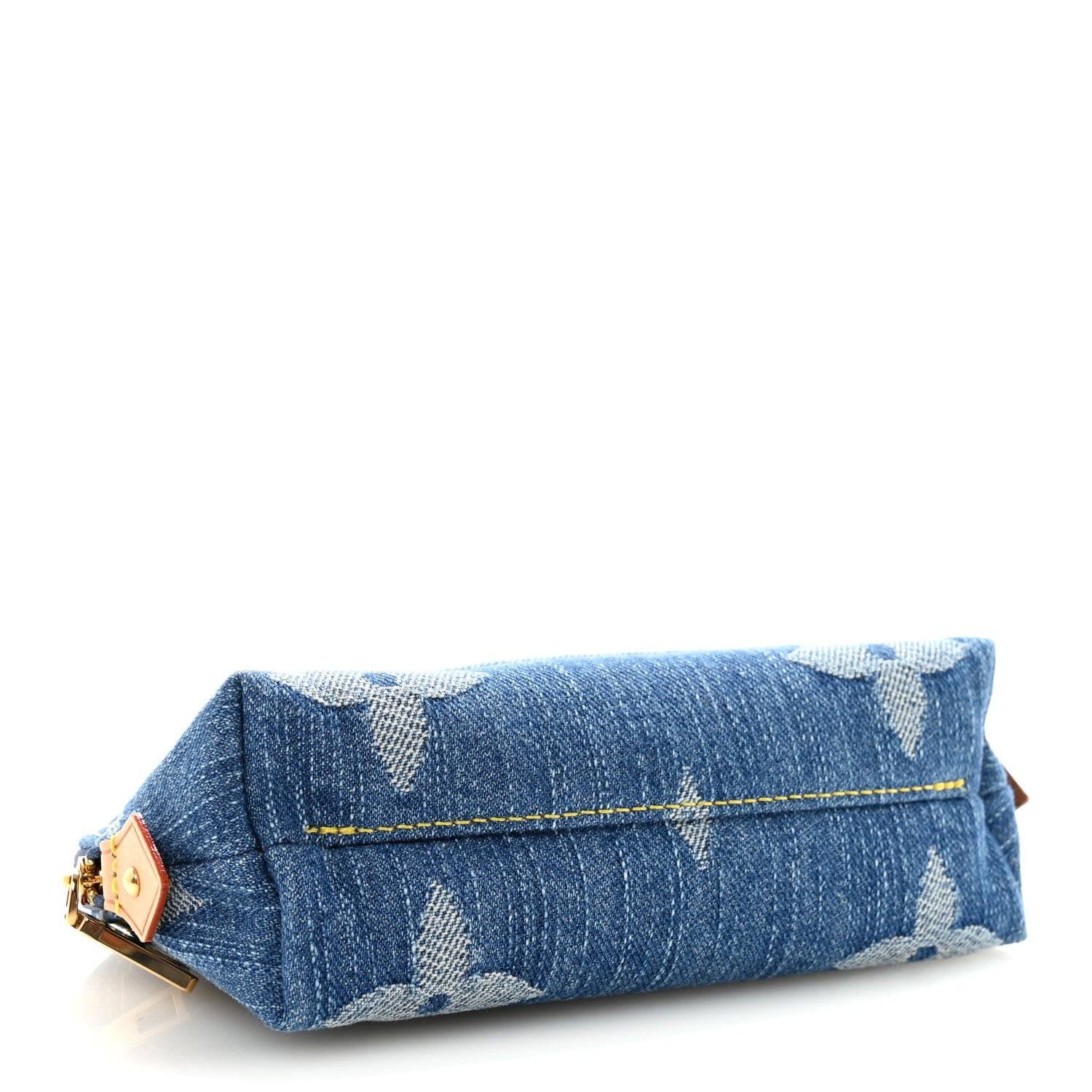 Louis Vuitton Denim Giant Monogram Pochette Cosmetique PM Denim Blue 4 of 6