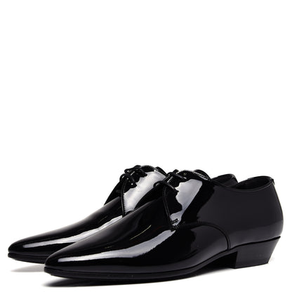 Saint Laurent Patent Calfskin Jonas Derby 36.5 Black 3 of 11