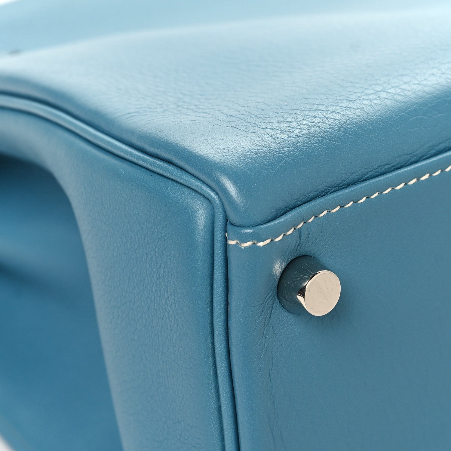 Hermes Evercolor Kelly Retourne 32 Bleu Jean 11 of 13