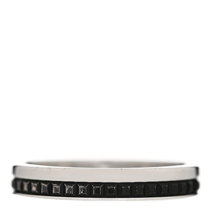 Boucheron 18K White Gold PVD Quatre Black Edition Wedding Band Ring 63 10.25 3 of 9