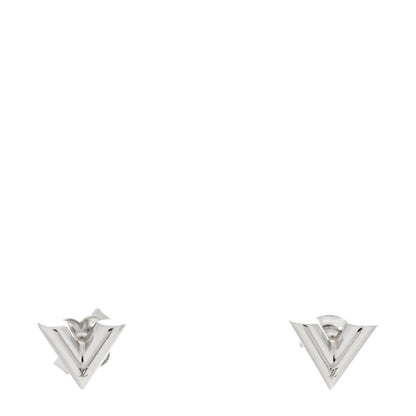 Louis Vuitton Essential V Stud Earrings Silver 1 of 5
