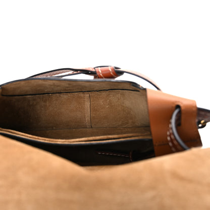 Loewe Grained Calfskin Small Gate Crossbody Bag Caramel Pecan 5 of 10