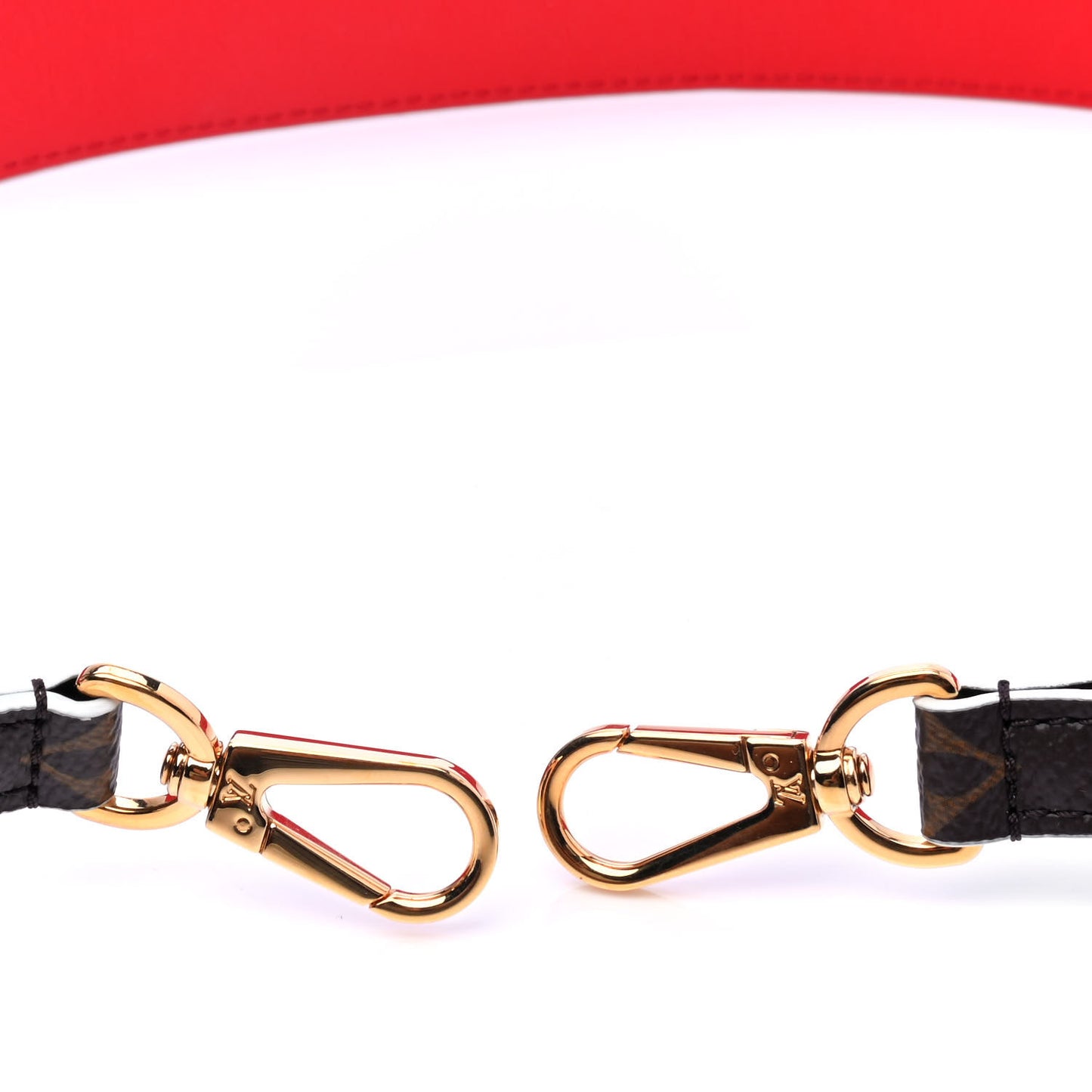 Monogram Bandouliere Shoulder Strap Red