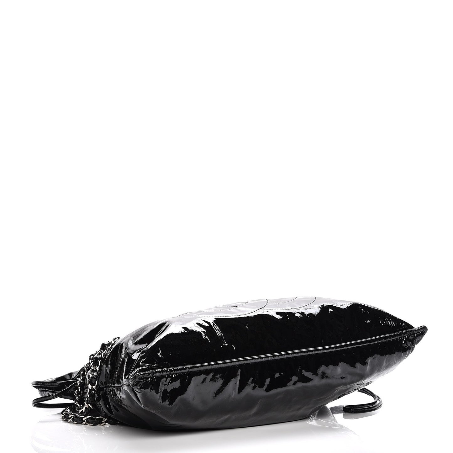 Patent Bonbons Shopper Tote Black