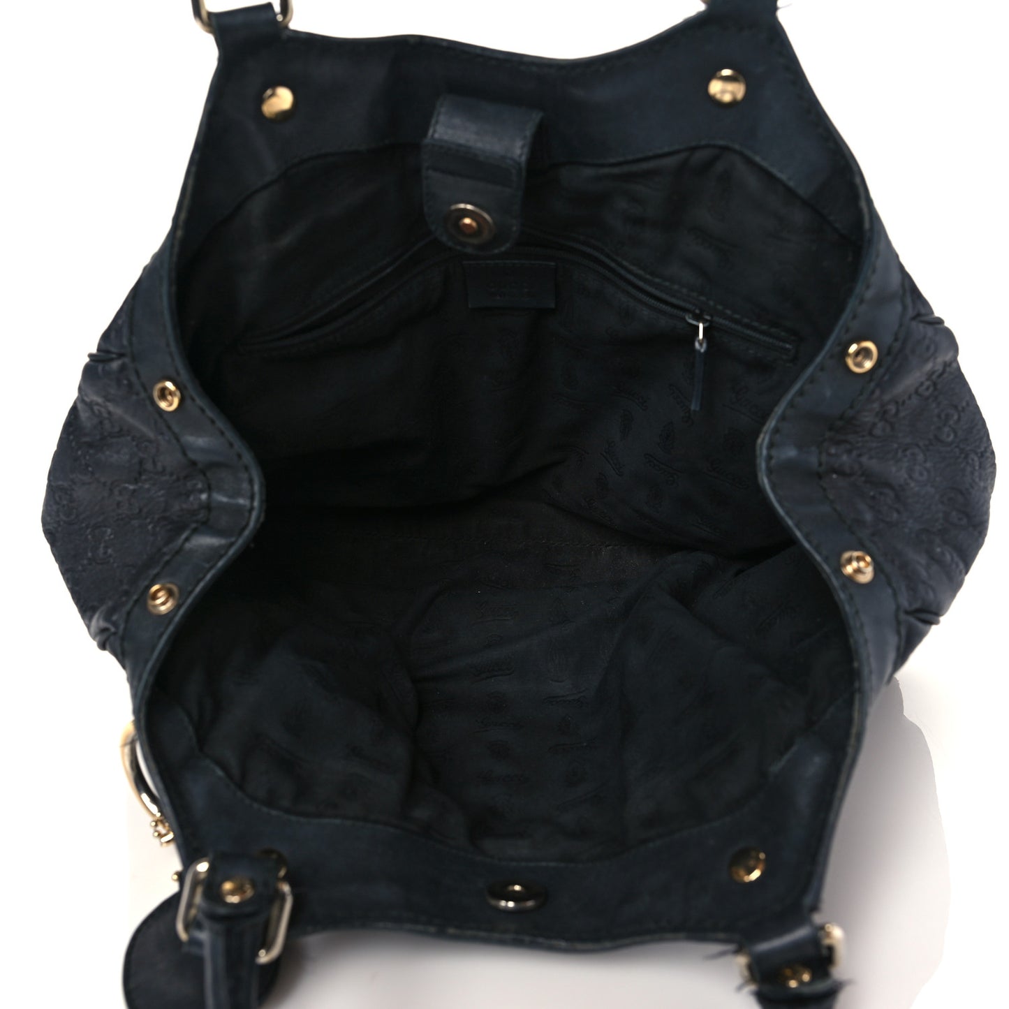Guccissima Medium Sukey Tote Black