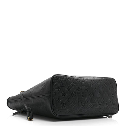 Louis Vuitton Empreinte Monogram Giant Neverfull MM Black 4 of 9