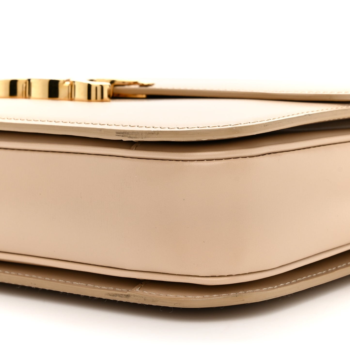 Shiny Calfskin Medium Triomphe Nude