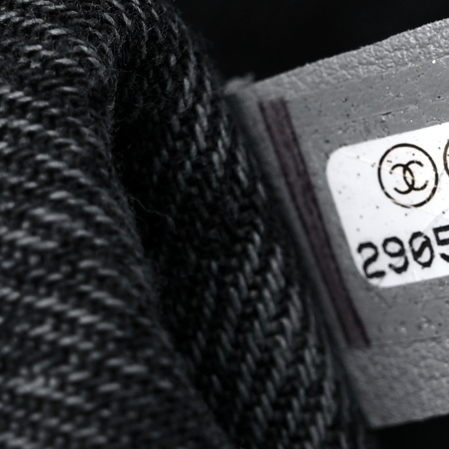 Chanel Denim Quilted Denimpression Flap Grey Black 7 of 10