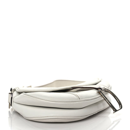 Christian Dior Calfskin Saddle Bag White 4 of 12