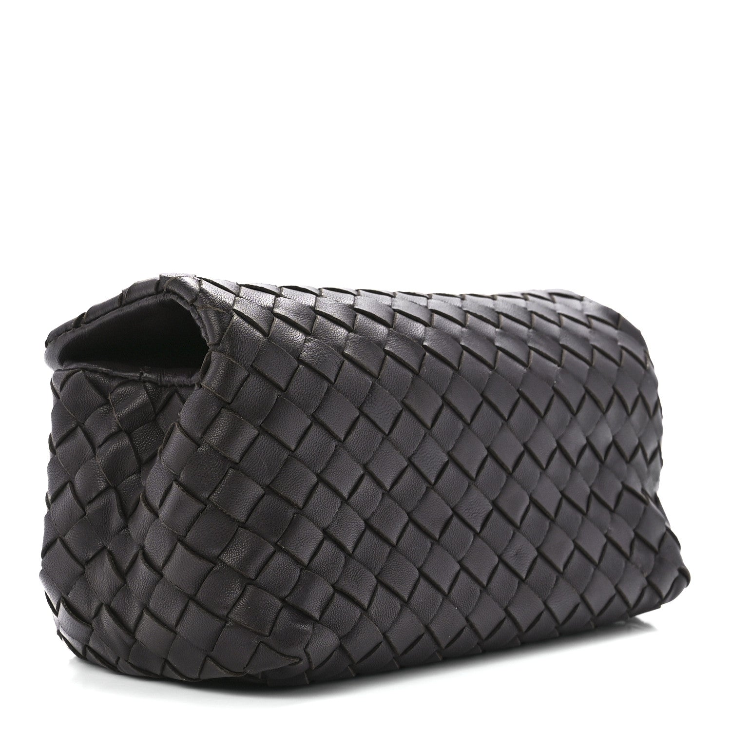 Bottega Veneta Nappa Intrecciato Flap Clutch Ebano 3 of 12