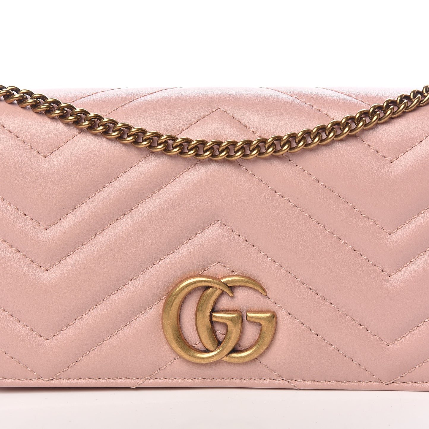 Calfskin Matelasse GG Marmont Mini Bag Perfect Pink