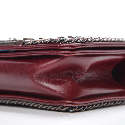Chanel Glazed Calfskin Quilted Small Boy Chained Flap Burgundy 12 of 18