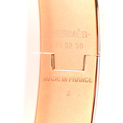 Hermes Enamel Narrow Clic Clac H Bracelet PM Marron Glace 4 of 4