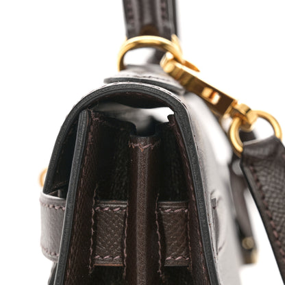 Hermes Epsom Kelly Sellier 32 Chocolate 11 of 23