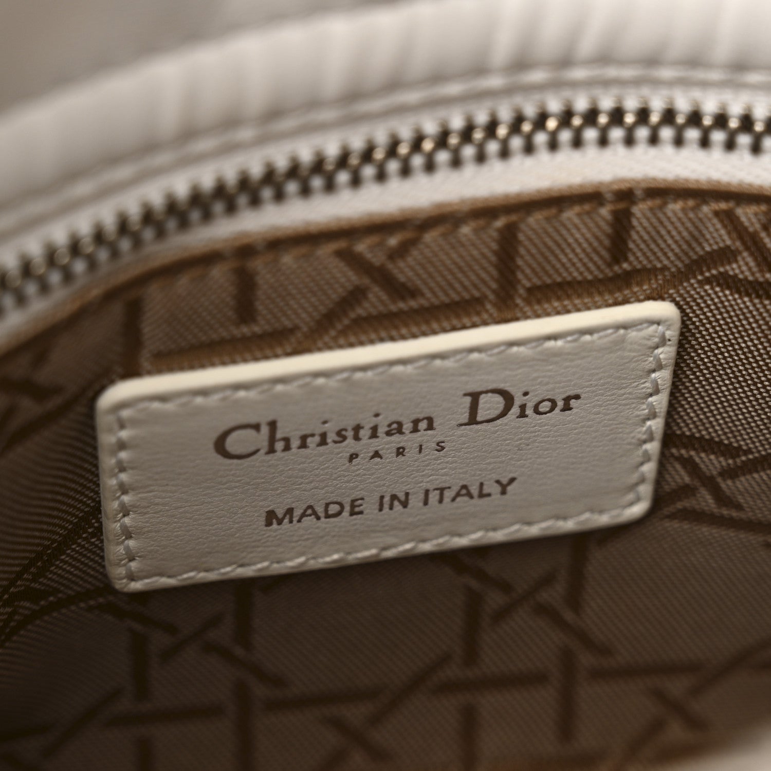 Christian Dior Lambskin Cannage Mini Lady Dior White 6 of 14