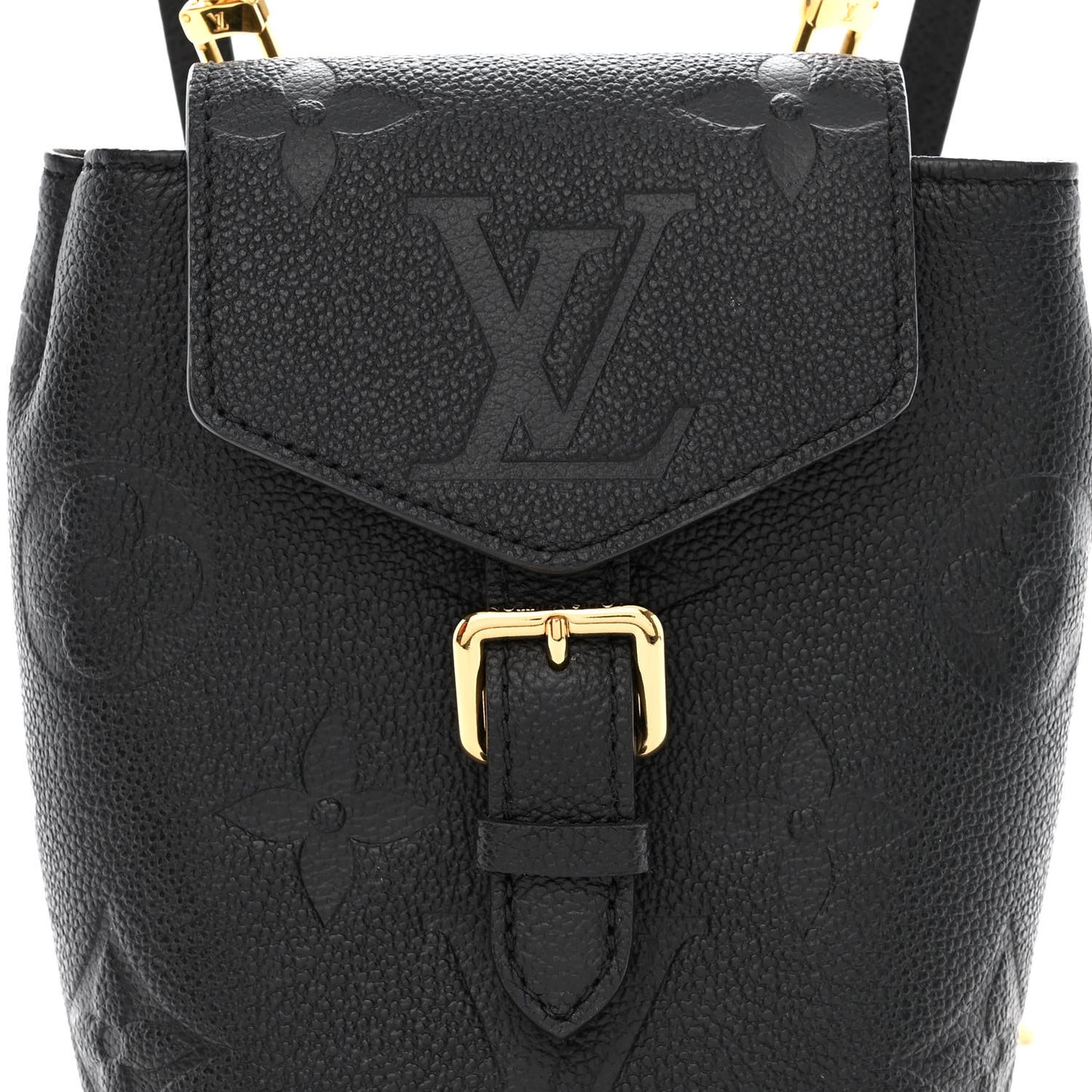 Empreinte Monogram Giant Tiny Backpack Black